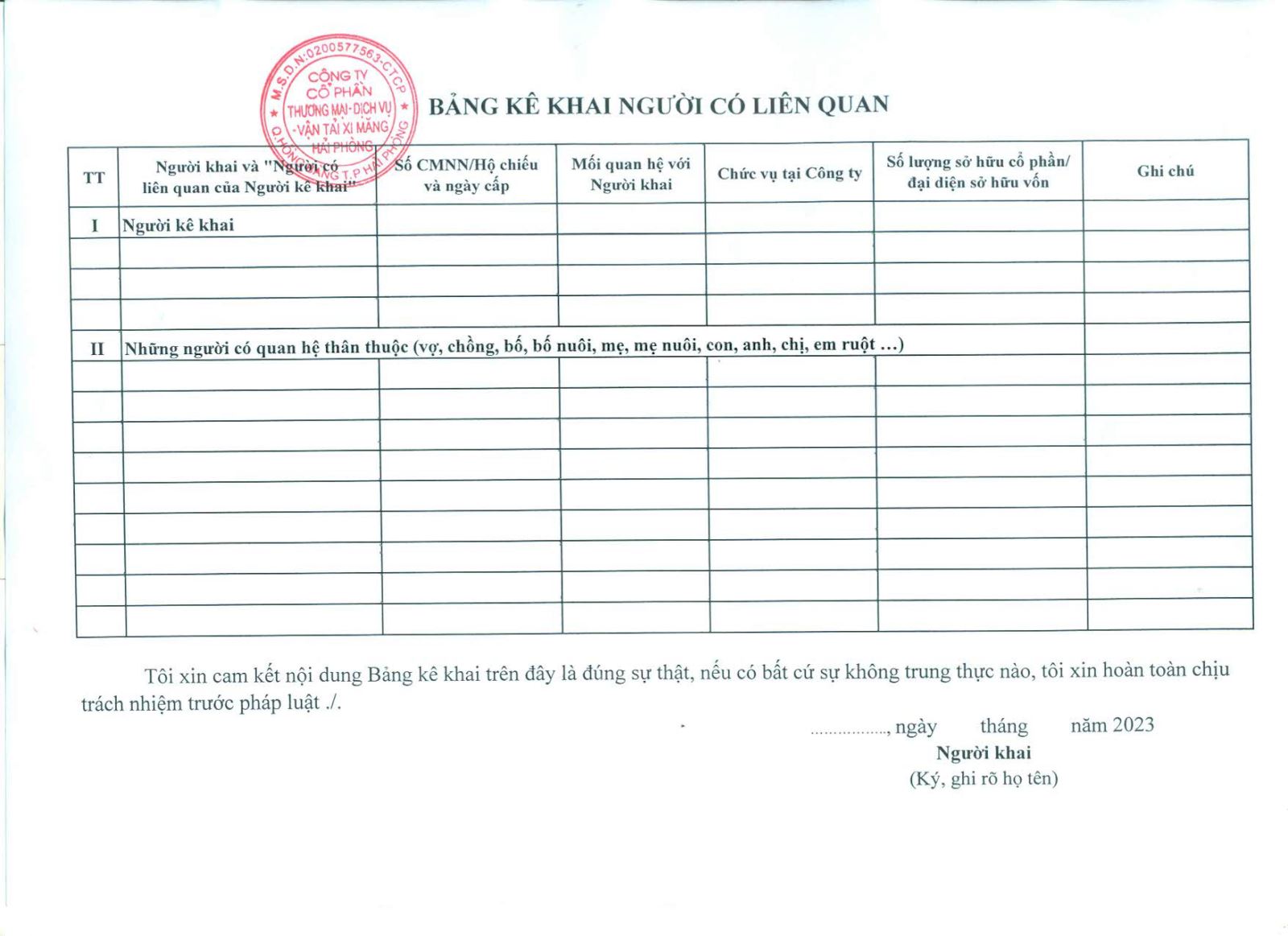 Dự thảo thông báo đề cử nhân sự và quy chế bầu cử ĐHĐCĐ thường niên 2023