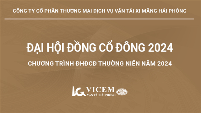 Chương trình ĐHĐCĐ thường niên năm 2024