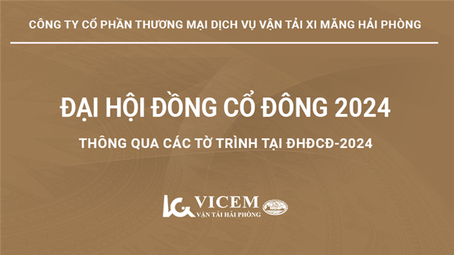 Thông qua các tờ trình tại ĐHĐCĐ-2024