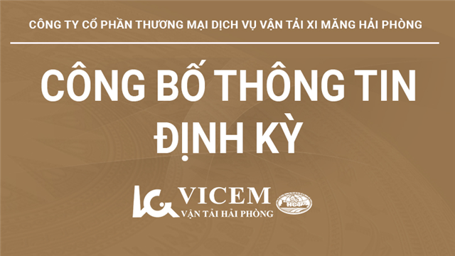 Công bố thông tin định kỳ Báo cáo tài chính quý 1 năm 2026