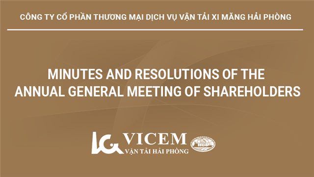 Minutes and Resolutions of the 2026 Annual General Meeting of Shareholders