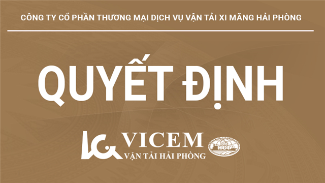Quyết định về việc cập nhật sửa đổi, bổ sung Điều lệ tổ chức và hoạt động Công ty